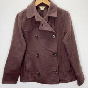 Woolrich Womens Double Breasted Wool Jacket Sz S